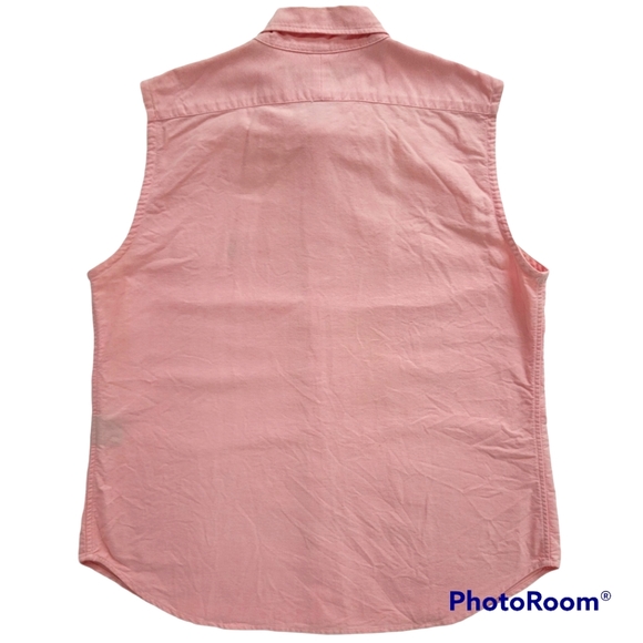 Ralph Lauren Sport Sleeveless Polo Shirt Top Pink Women's Size 10 - Picture 2 of 4